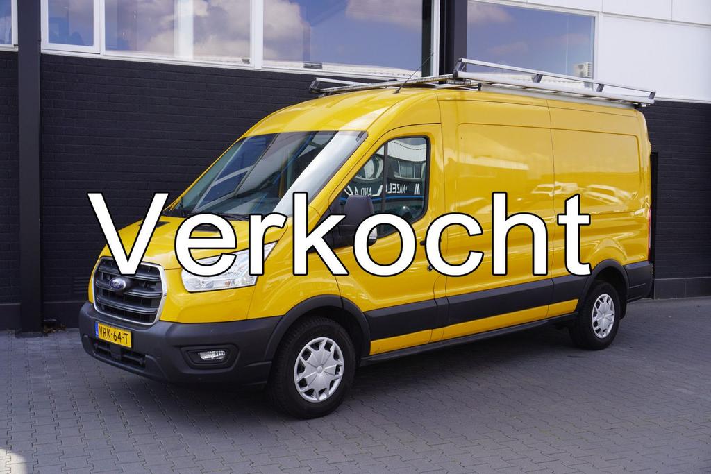 Ford Transit 2.0 TDCI L3H2 EURO 6 - Airco - Cruise - Trekhaa, Overige kleuren, Bedrijf, Ford, Onderhoudsboekje