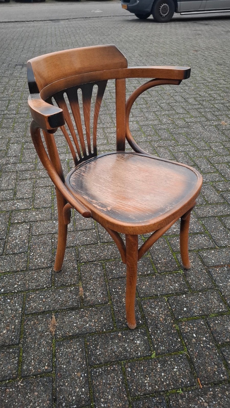 8 chaises Café Thonet, finition antique, accueil vintage et, Enlèvement ou Envoi