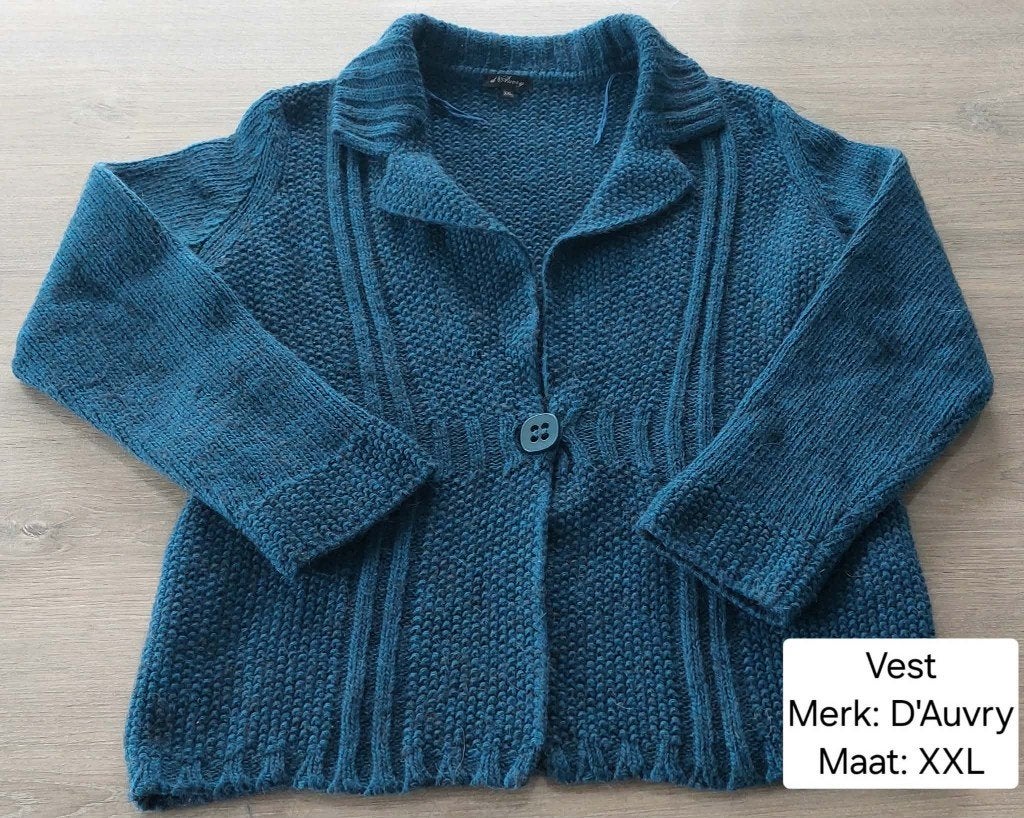 Vest dames: D' Auvry maat XXL (NIEUW), Overige kleuren, Maat 46/48 (XL) of groter, Nieuw, Ophalen of Verzenden