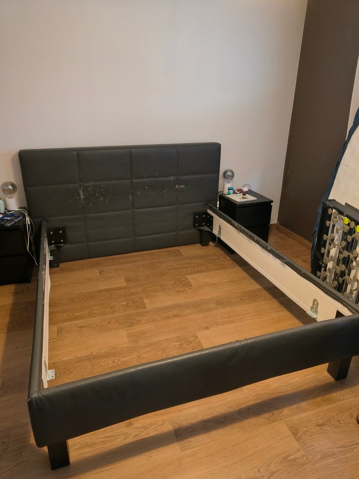 Kwalitatief bedframe 160 x 200, Huis en Inrichting, Ophalen, Tweepersoons, 200 cm