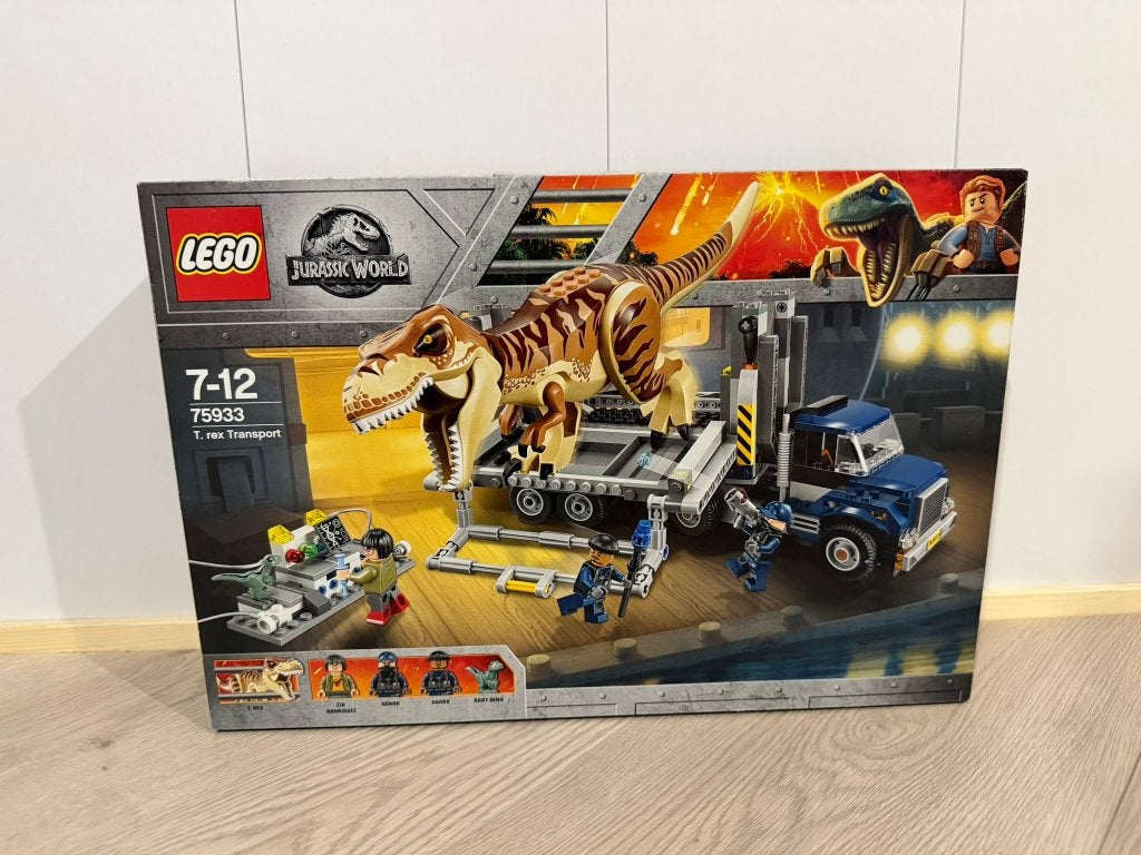 LEGO 75933  T. rex Transport 2018 Jurassic World, Neuf, Lego, Ensemble complet, Non ouvert/scellé