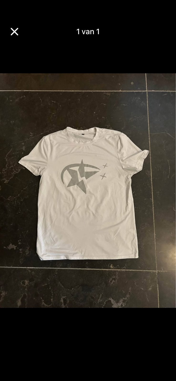 Tshirt met ster, Ophalen of Verzenden, Zo goed als nieuw, Maat 46 (S) of kleiner