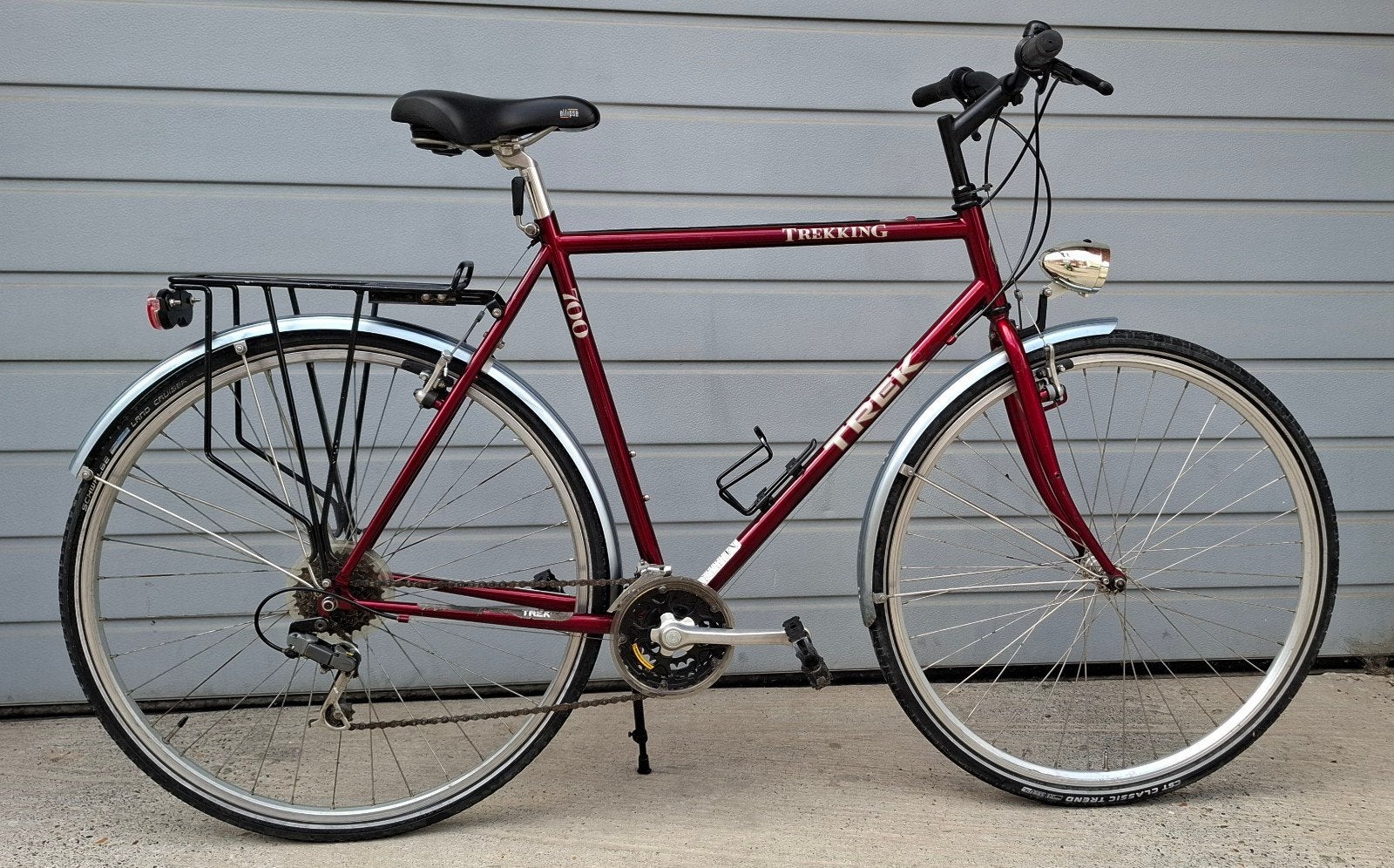Trek  herenfiets, Fietsen en Brommers, 28 inch, Gebruikt, Velgrem, Meer dan 20 versnellingen