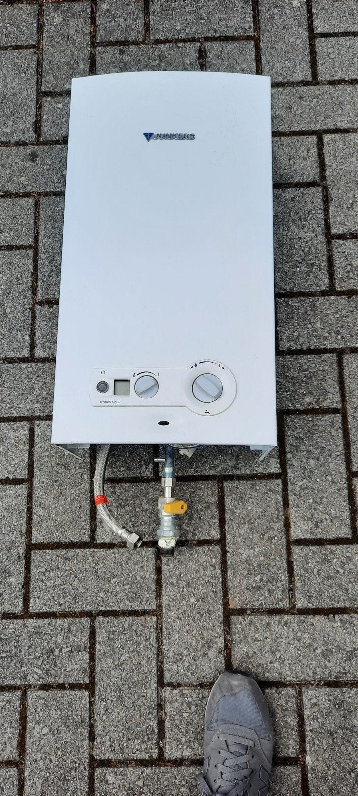 doorstromer gas warm water, Ophalen, Aardgas, Geiser