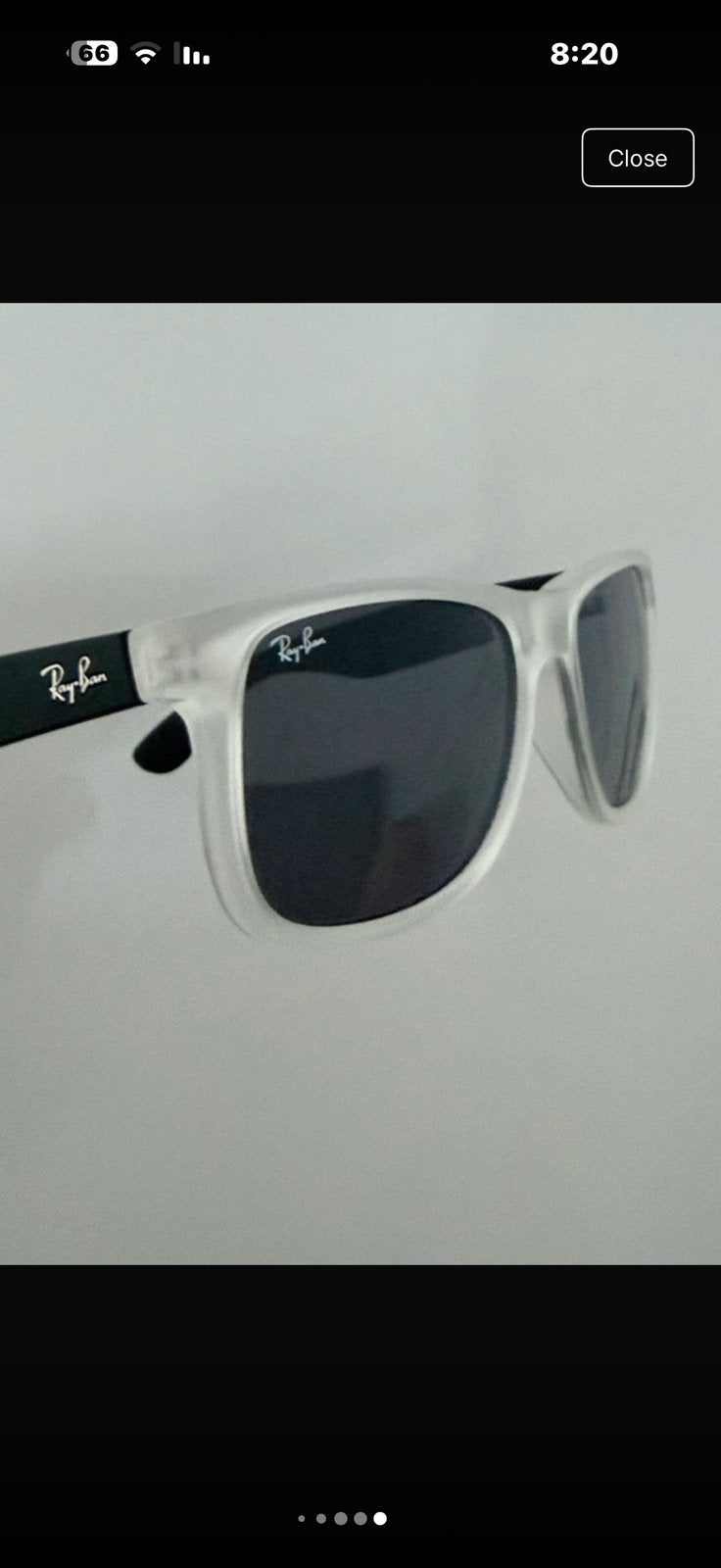 Rayban justin, Ophalen, Zo goed als nieuw