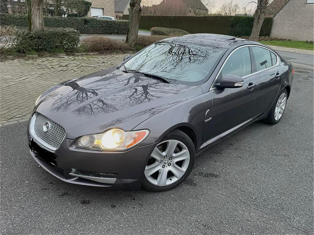 Jaguar XF 2.7 Diesel Bj 2008 Automatic, Auto's, Jaguar, Bedrijf, Te koop, XF, Cruise Control, Diesel, Euro 4, Automaat, Bruin
