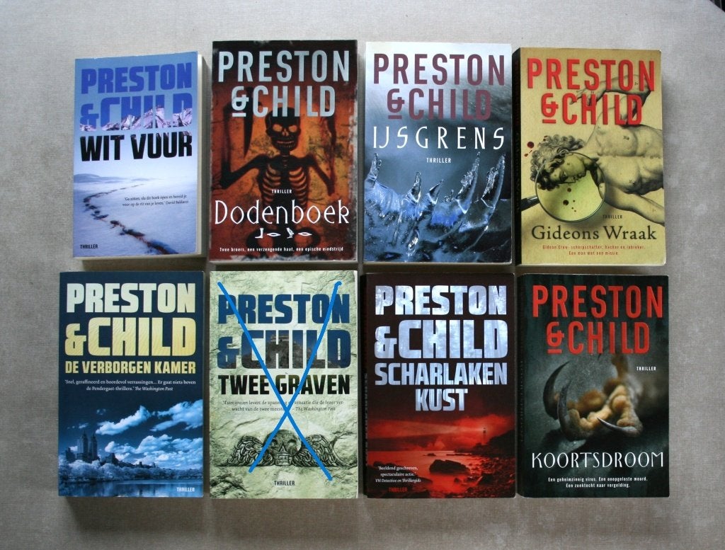 Literaire thrillers: Preston & Child, Enlèvement ou Envoi, Utilisé, Preston & Child