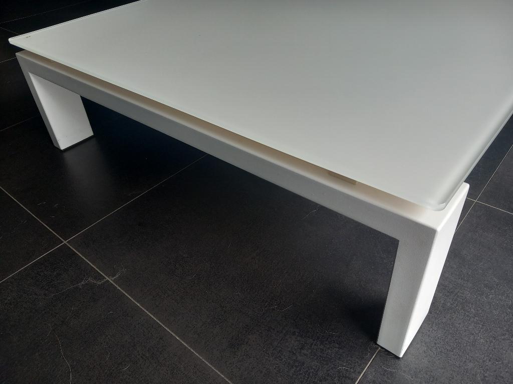 Salontafel, Maison & Meubles, Tables | Tables de salon, Moins de 50 cm, Verre, 50 à 100 cm, Enlèvement