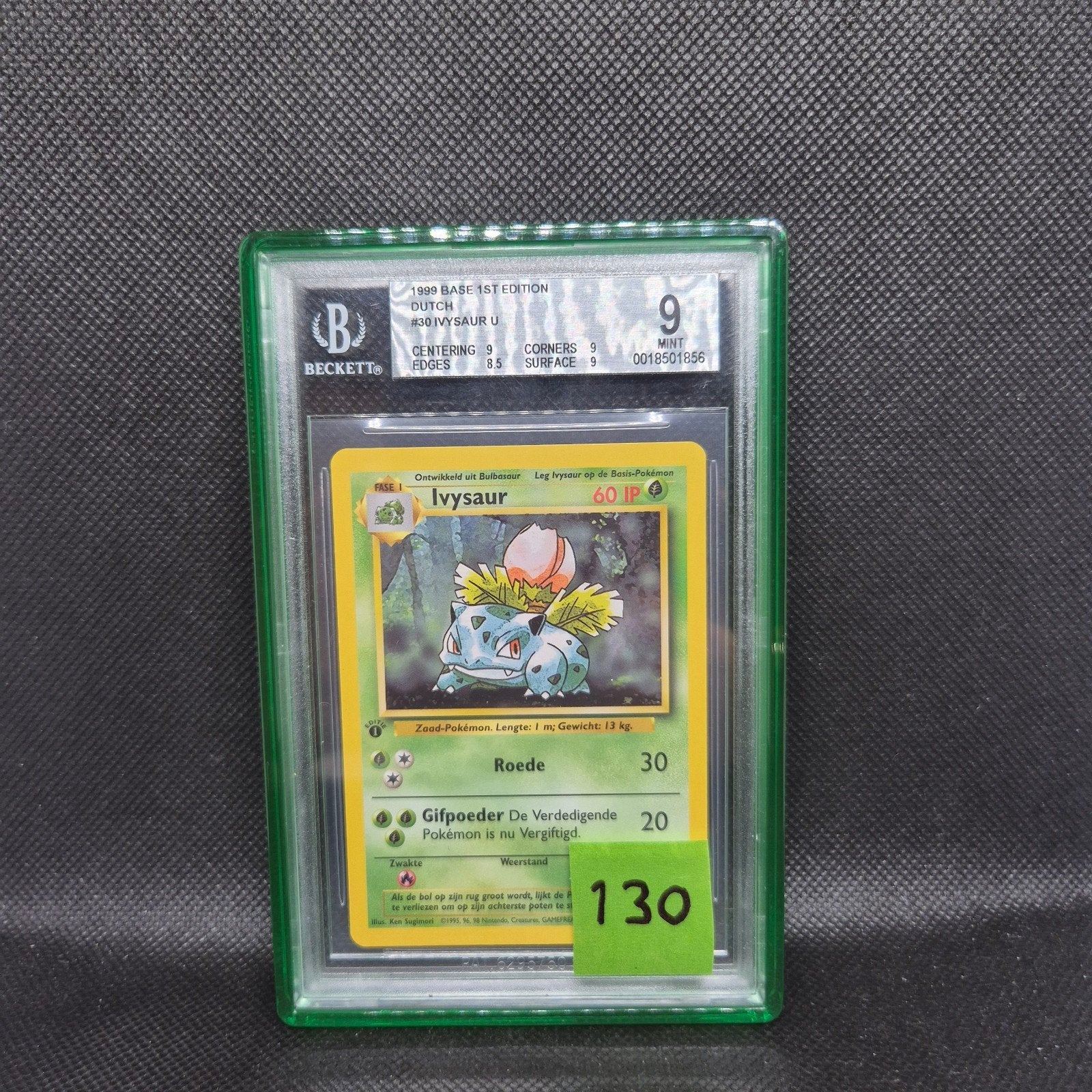 Ivysaur NL Base 1st Edition BGS 9, Enlèvement ou Envoi