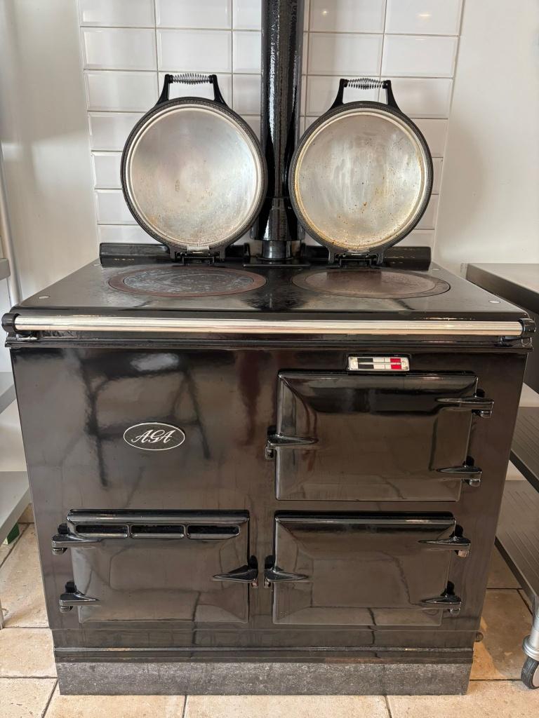 Aga fornuis op gas, Elektronische apparatuur, Fornuizen, Ophalen, Gebruikt, 60 cm of meer, 3 kookzones of minder