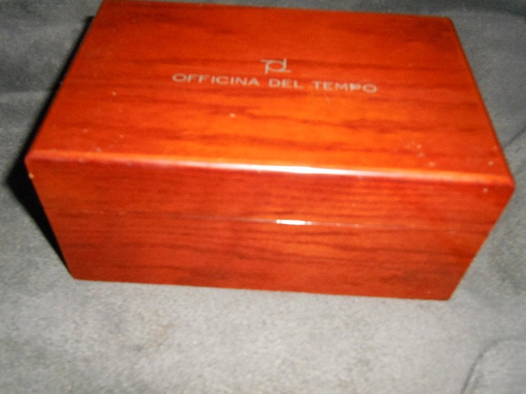 Coffret en bois 19*12cm h 8,5cm officina del tempo, Enlèvement ou Envoi, Bois