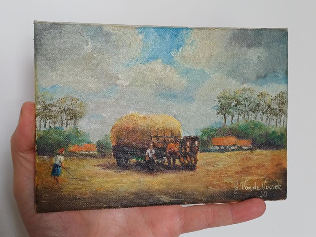 Klein schilderijtje llieverf, Enlèvement