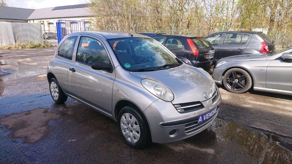 Nissan Micra 1200cc essence 2007 205000km clim GARANTIE, Autos, Argent ou Gris, Achat, Entreprise, Boîte manuelle