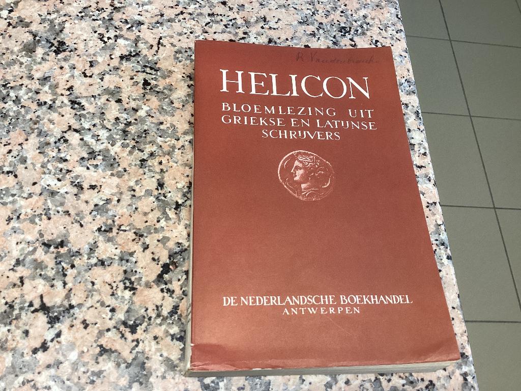 HELICON. Bloemlezing uit Griekse en Latijnse schrijvers, Boeken, Ophalen of Verzenden, Gelezen, België