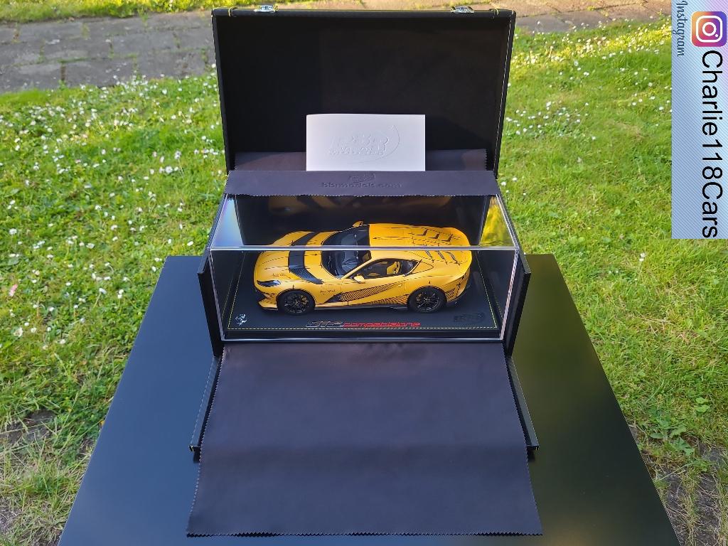BBR 1/18 Ferrari 812 Competizione Art Car Koffer, Ophalen of Verzenden, Nieuw