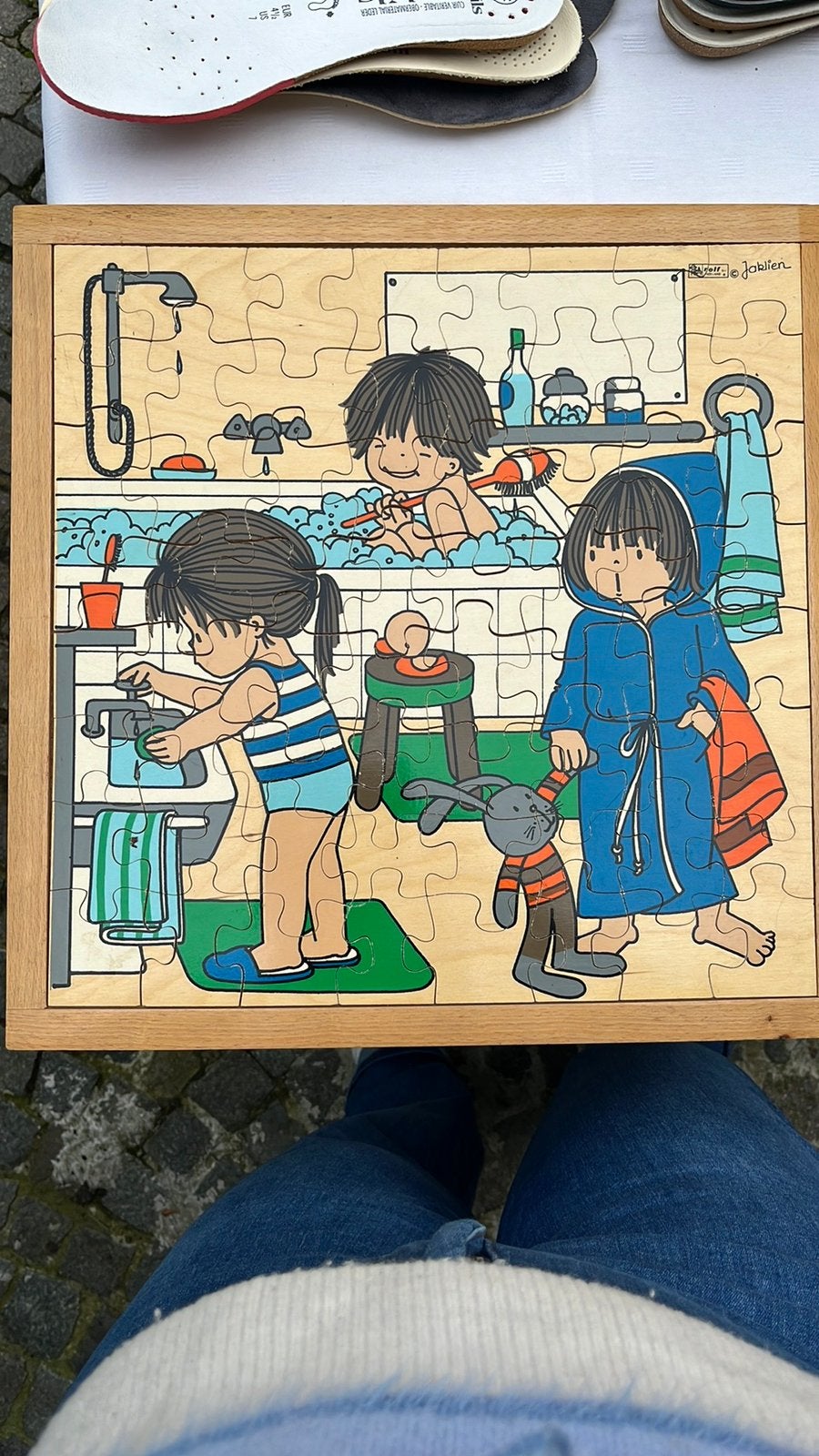 Vintage - puzzels - Jaklien - Rolf, Ophalen of Verzenden, Gebruikt