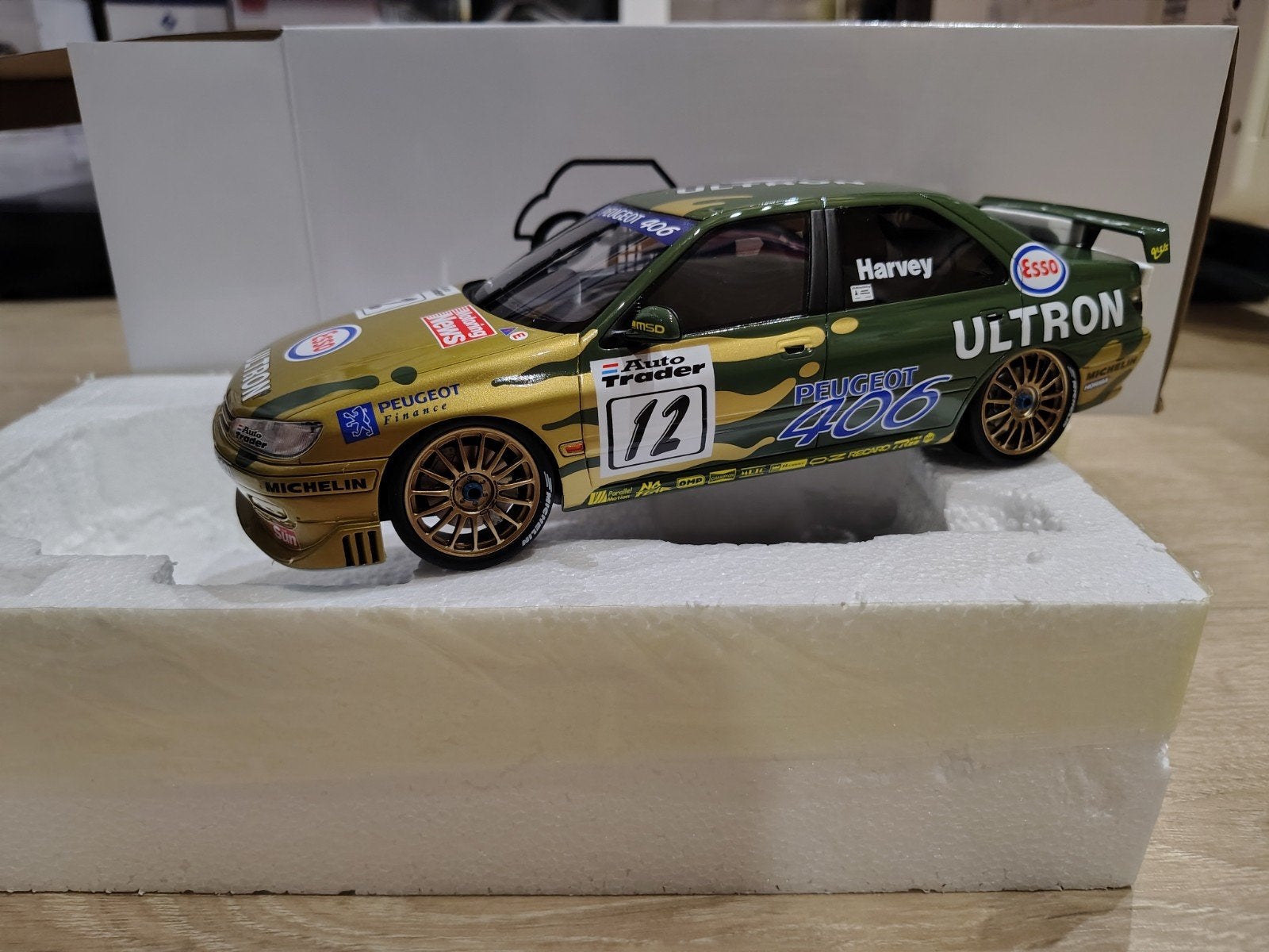 Peugeot 406 BTCC Otto 1/18, Hobby & Loisirs créatifs, Enlèvement ou Envoi