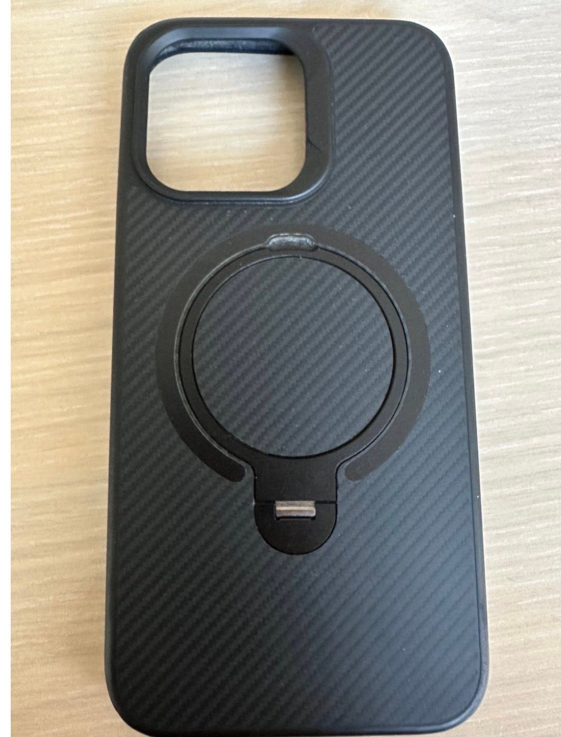 Carbon‑look MagSafe hoesje – iPhone 13 Pro – met ringhouder, Telecommunicatie, Mobiele telefoons | Hoesjes en Screenprotectors | Apple iPhone