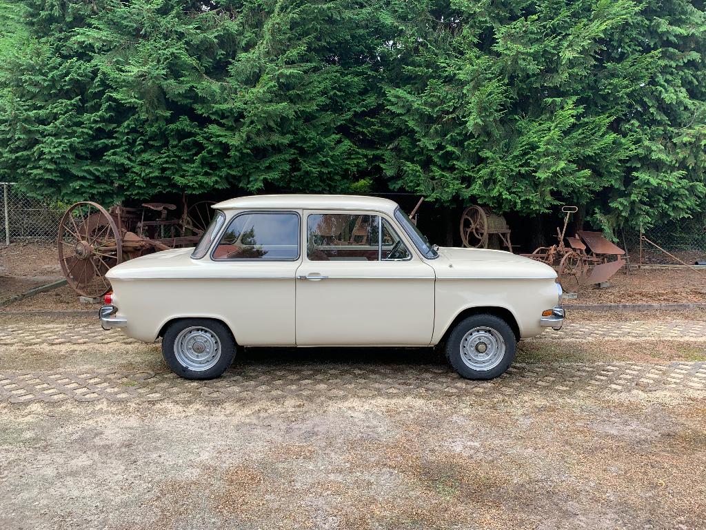 Mooie werkende oldtimer NSU Prinz van 1968, Achat, Beige, 598 cm³, Particulier