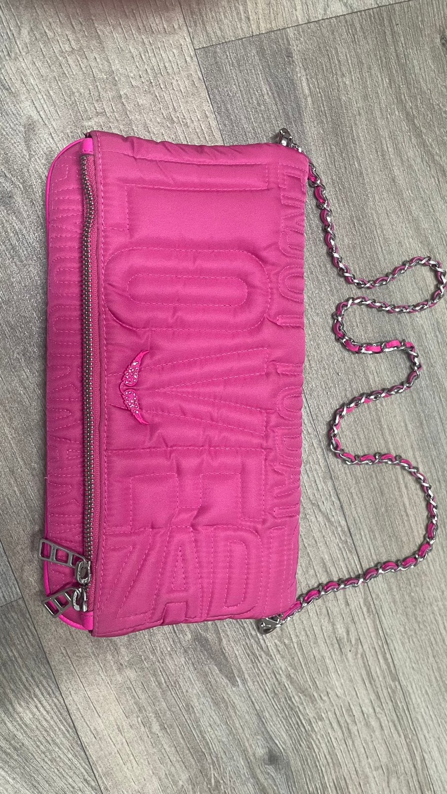 felroze handtas zadig en voltaire, Enlèvement ou Envoi, Comme neuf, Rose