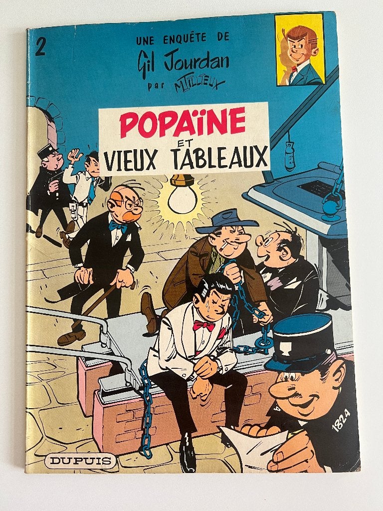 BD Gil Jourdan Popaïne et vieux tableaux, Livres, BD, Utilisé, Une BD, Enlèvement ou Envoi