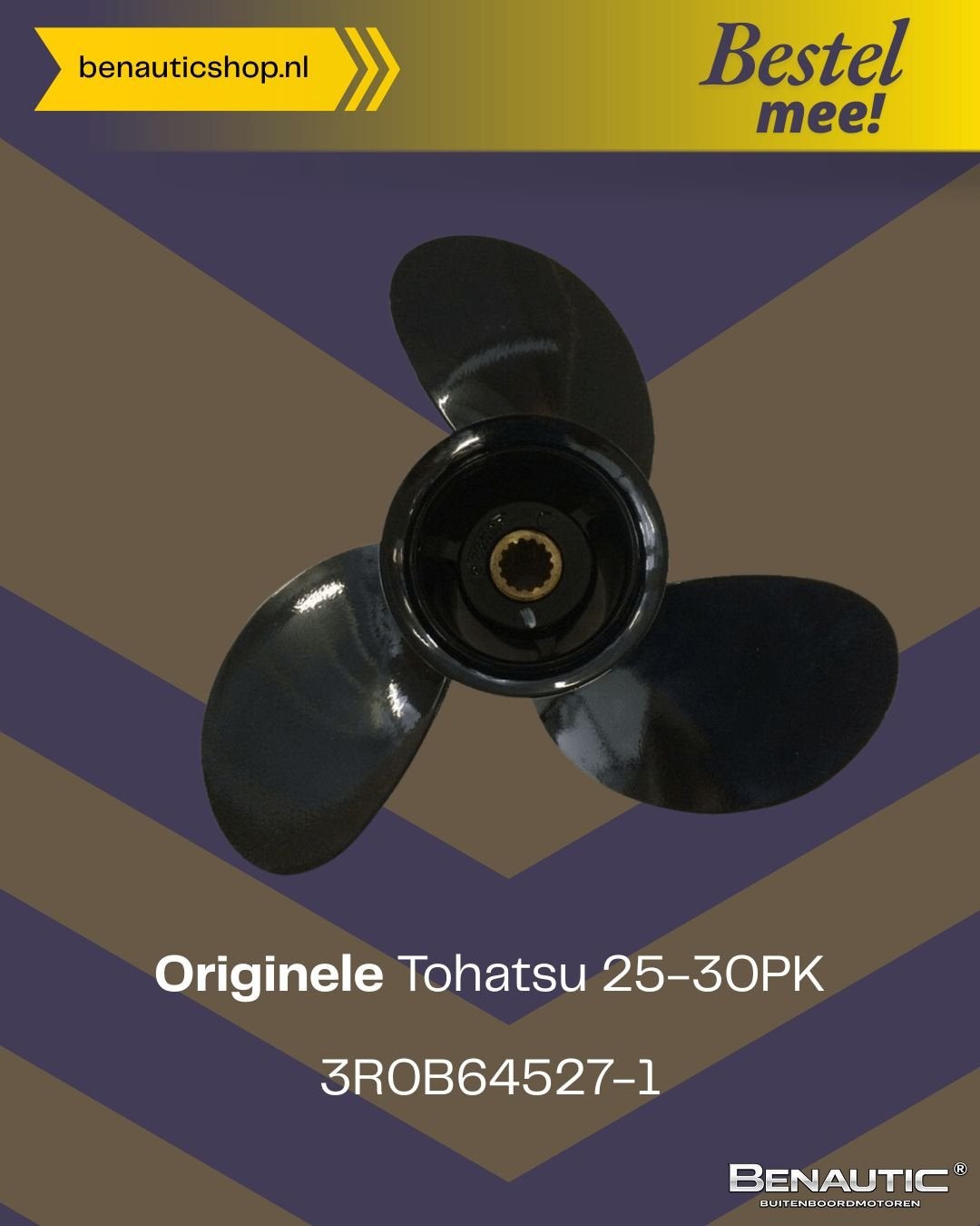 Accessoire Tohatsu propeller 3R0B64527-1 25 t/m 30pk v/a 201, -, -, Nieuw, Ophalen of Verzenden