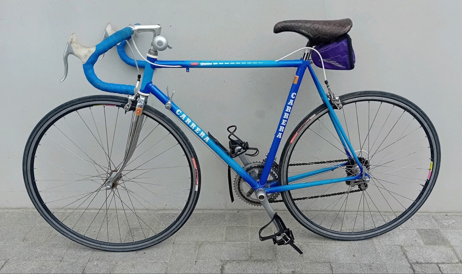 Retro Koersfiets Carrera staal 28inch 2x7speed maat 54cm🚴‍♂, Fietsen en Brommers, 51 tot 55 cm, Ophalen, Velgrem, Oxford Sparta Batavus Norta gazelle Granville Sparta cube trek