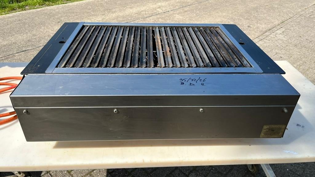 Horeca gas grill 5 pits RVS IVAS (meerdere), Tuin en Terras, Ophalen, Gebruikt