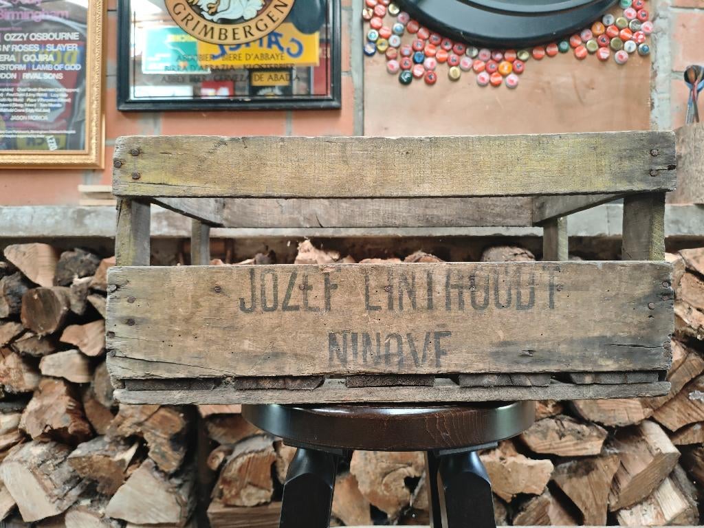 Leeggoed bak Jozef Linthoudt Ninove 1941, Verzamelen, Ophalen, Gebruikt, Flesje(s)