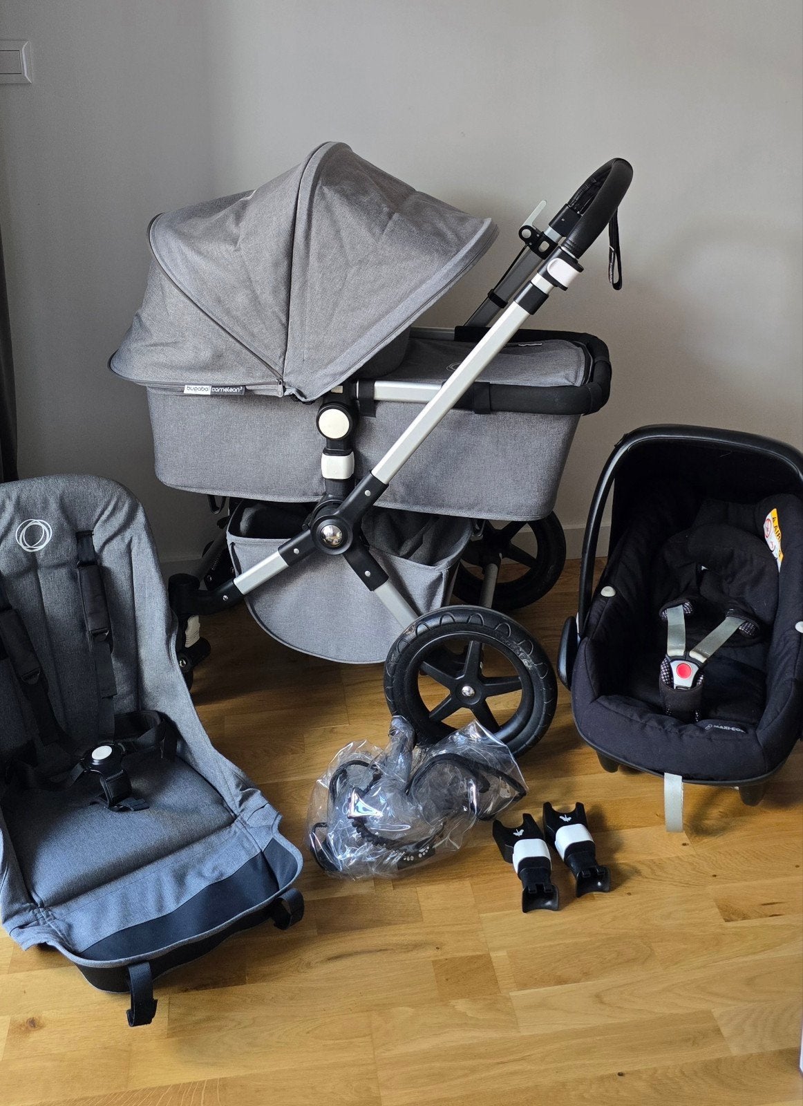 Bugaboo Cameleon 3 incl. Maxi-cosi Pebble, Met autostoeltje, Bugaboo, Zo goed als nieuw, Ophalen