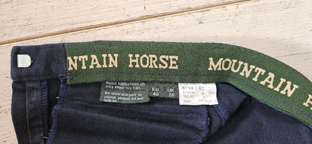 Mountain Horse rijbroek maat 40, Ophalen, Zo goed als nieuw, Maat 38/40 (M), Blauw