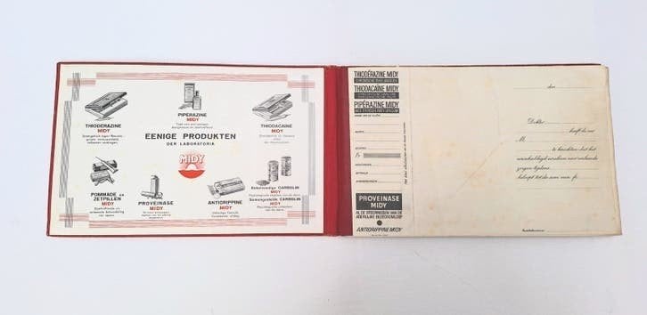 Carnet de facturation blanc hollandais du XIXe siècle arts H, Enlèvement ou Envoi