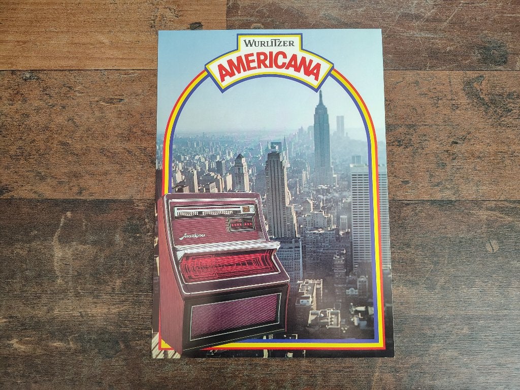 Flyer: Wurlitzer Americana/ 3900 (1975) jukebox, Collections, Envoi, Wurlitzer