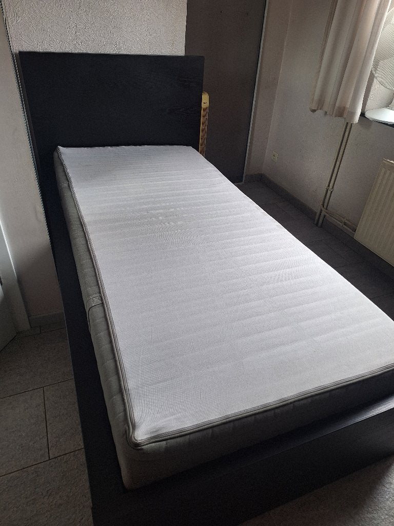 Lit avec rangements Ikea Malm 1 personne, Maison & Meubles, 100 cm, Une personne, Enlèvement, Utilisé