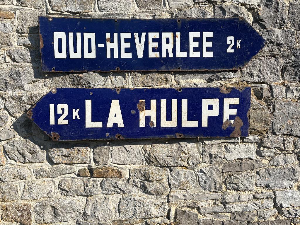 Plaques émaillées, Enlèvement, Utilisé, Panneau publicitaire