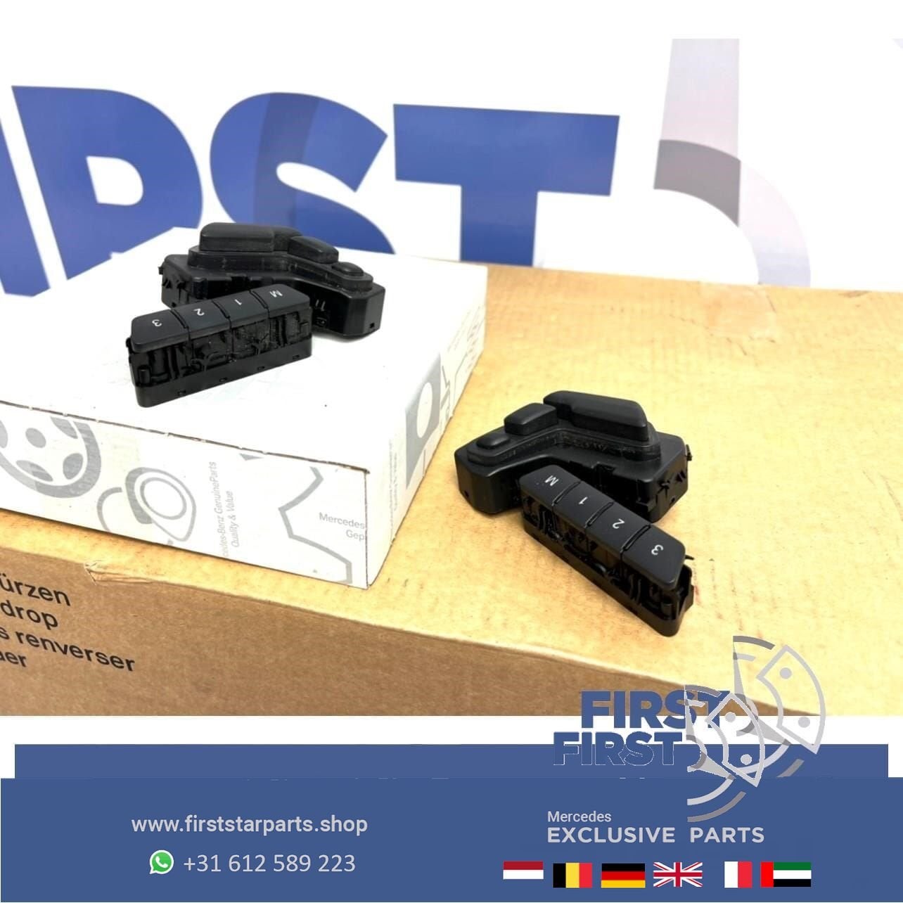 W176 W117 W156 45 AMG ELEKTRISCHE STOEL BEDIENING KNOPPEN ME, Gebruikt, -, Ophalen of Verzenden, -