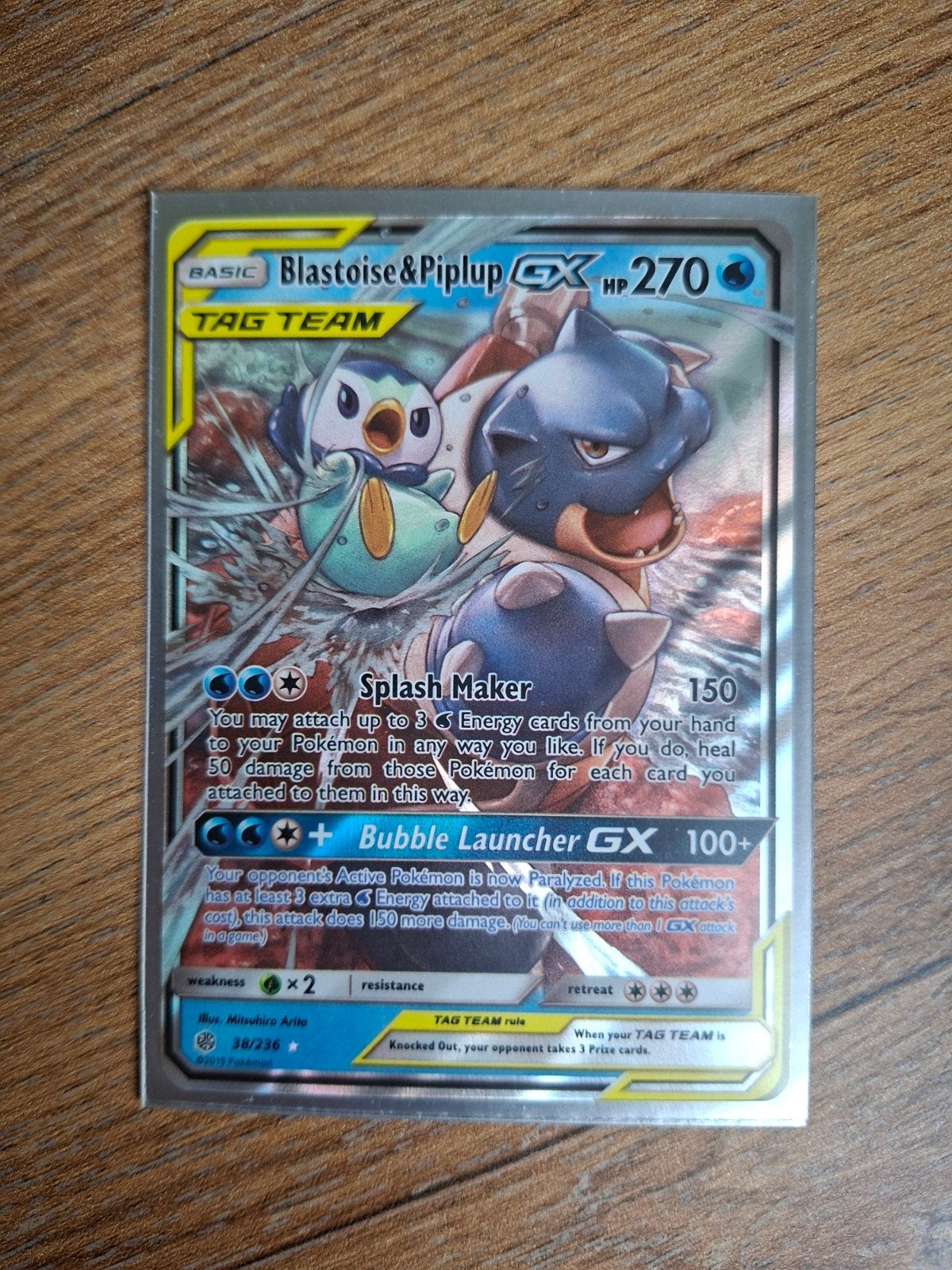 Engelse pokemonkaart "Blastoise & Piplup 38/236, Ophalen of Verzenden