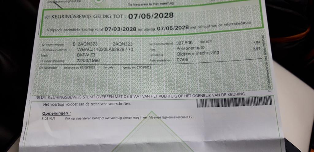 Oldtimer bmw z3, Particulier, Te koop, Z3
