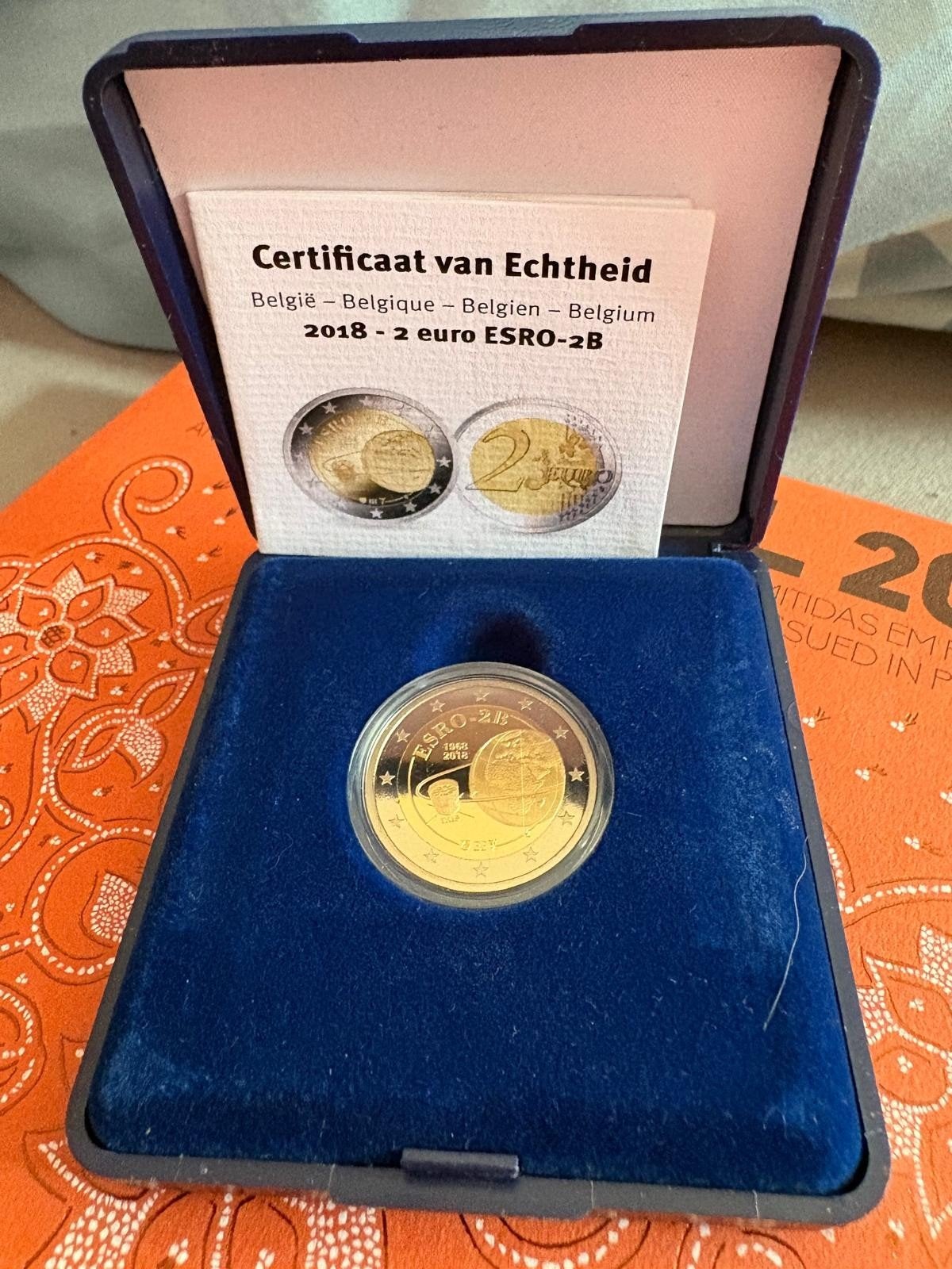 België 2 Euro 2018 "ESRO-2B Satelliet, Ophalen of Verzenden, België, 2 euro