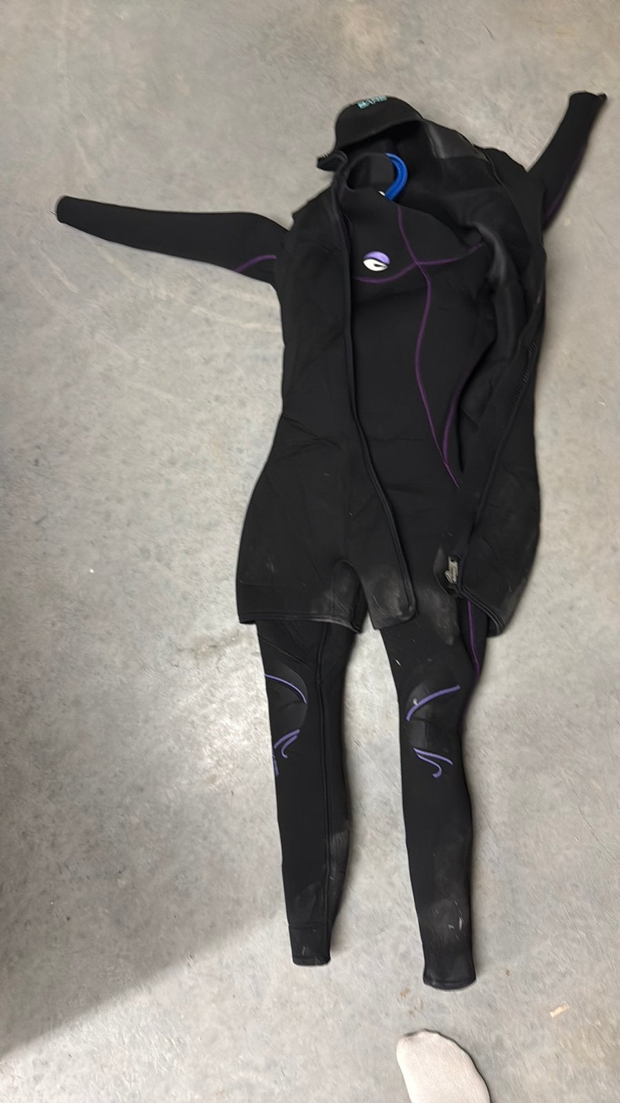 Neopreen BARE duikpak 7mm + 5 mm, Ophalen, Zo goed als nieuw, Duikpak