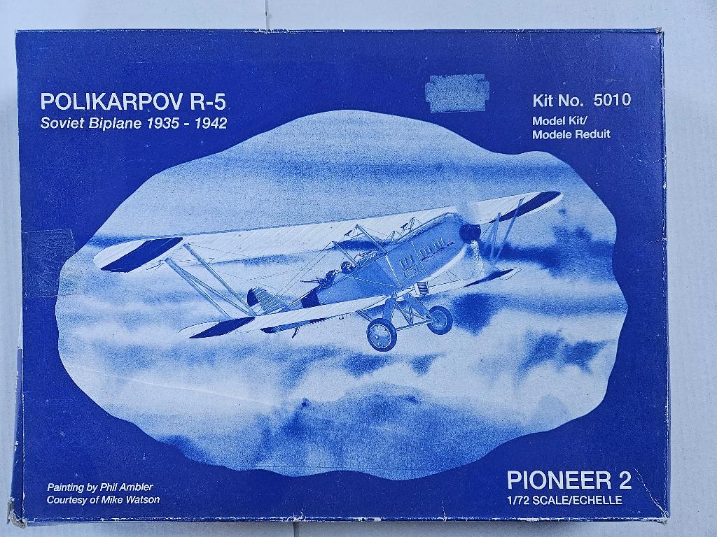 MAQUETTE PIONEER POLYKARPOV R-5, Enlèvement