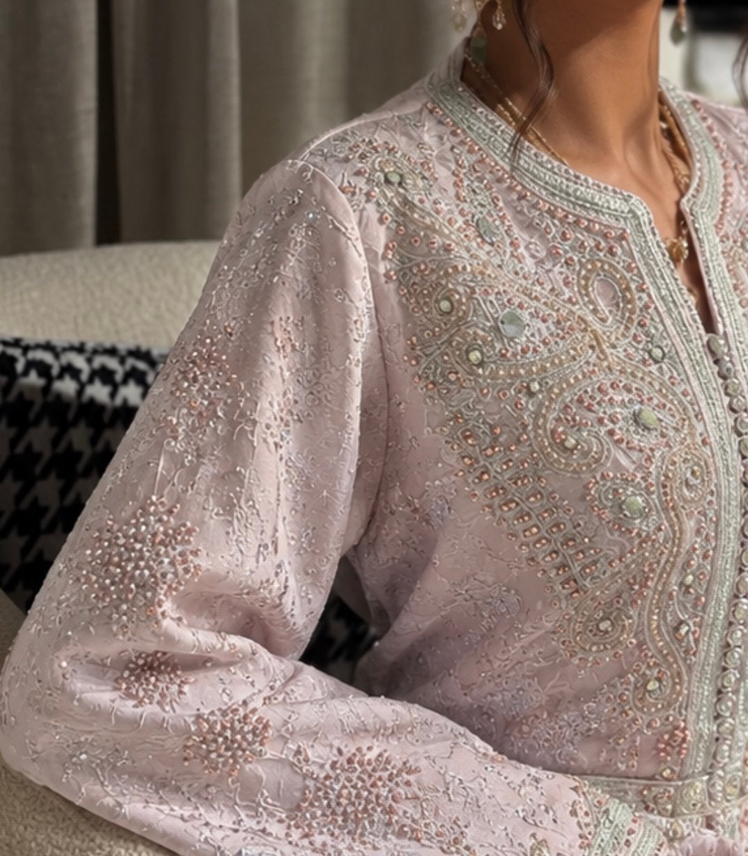 Caftan - kaftan - brokaat, Kleding | Dames, Ophalen, Nieuw