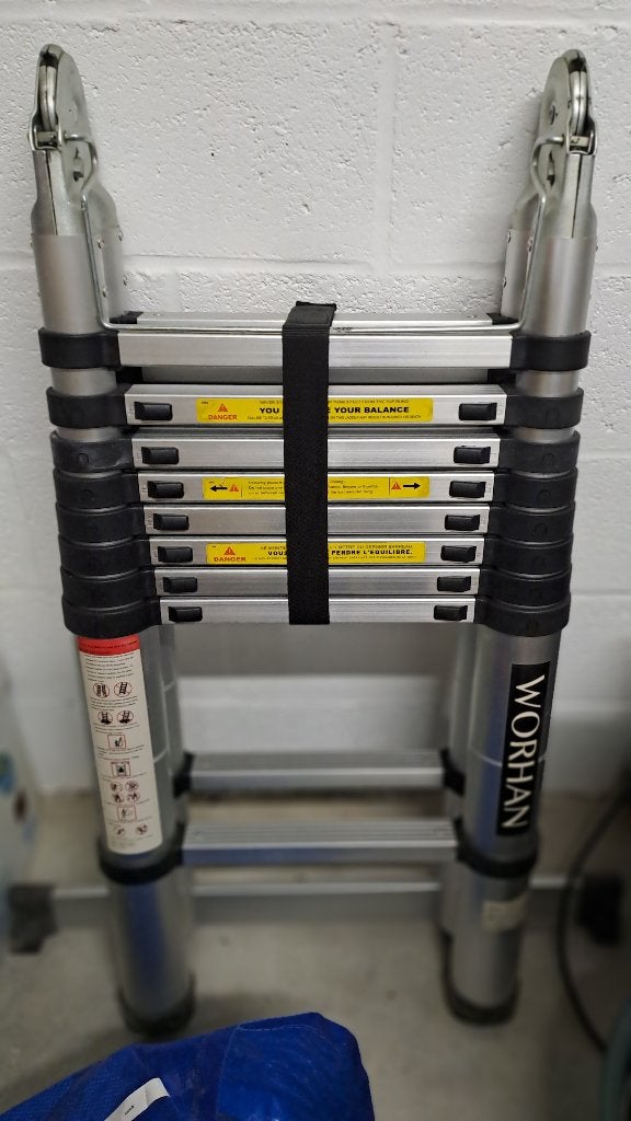 Echelle téléscopique Worhan 2*3.2M (DE), Bricolage & Construction, Neuf, Pliable ou rétractable/escamotable, Échelle, Enlèvement