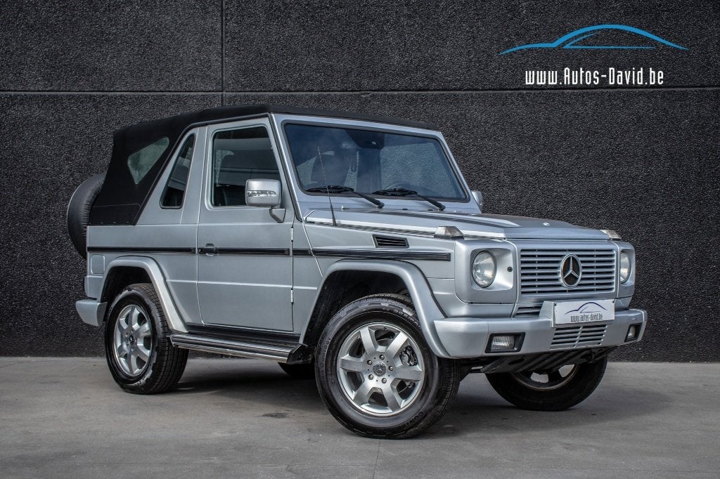 Mercedes-Benz G320 Cabrio W463 3.2 V6 Aut. 4X4 / ZELDZAAM, Auto's, Automaat, 4 zetels, Zwart, 370 g/km