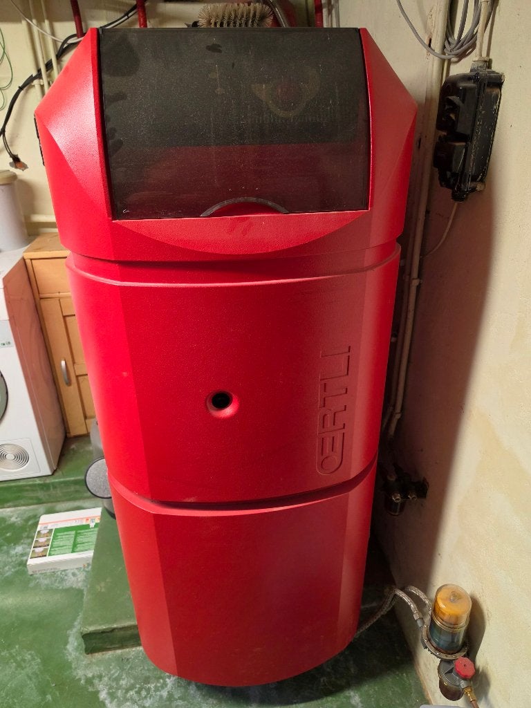 Stookolie ketel oertli, Ophalen, Gebruikt, Cv-ketel of Combi-ketel, Hoog rendement (Hr)