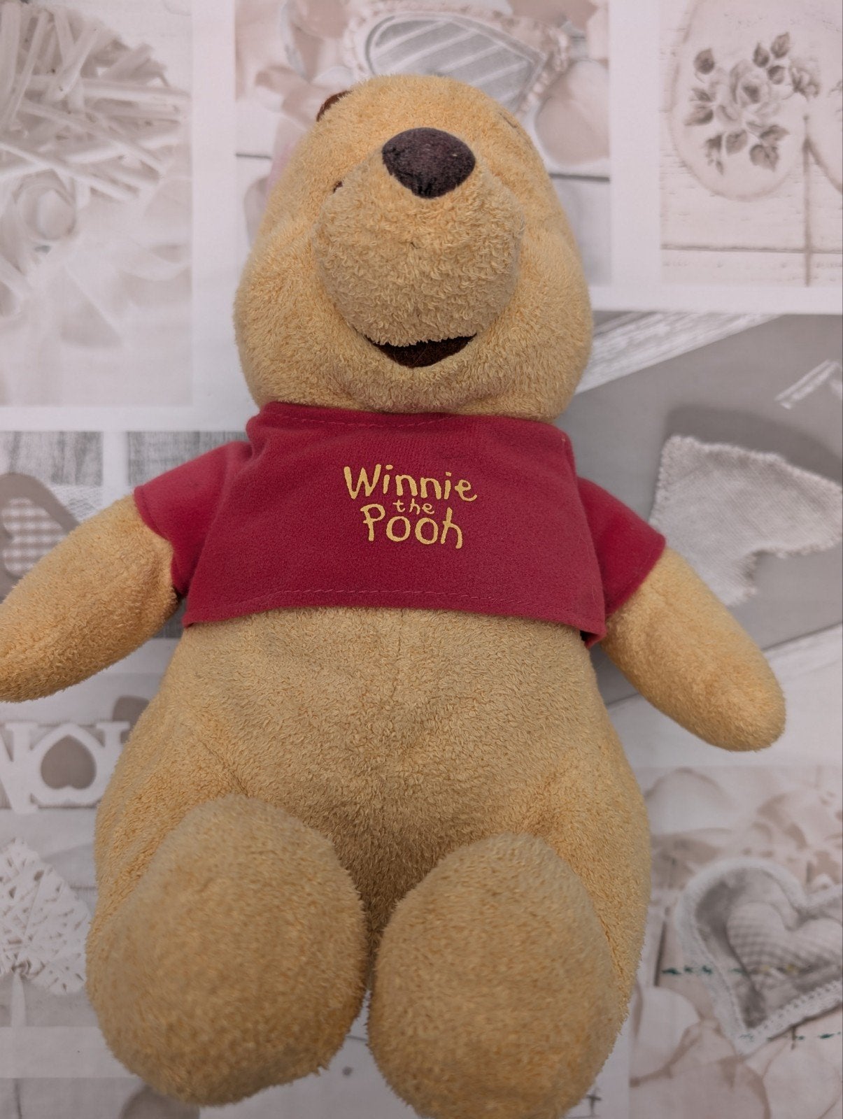 Peluche Disney Winnie l'ourson, Collections, Enlèvement ou Envoi, Winnie l'Ourson ou amis, Comme neuf, Peluche