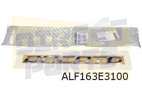 Fiat 500 embleem tekst ''Ducato" achterzijde Origineel!  137, Auto-onderdelen, -, Verzenden, -, Nieuw
