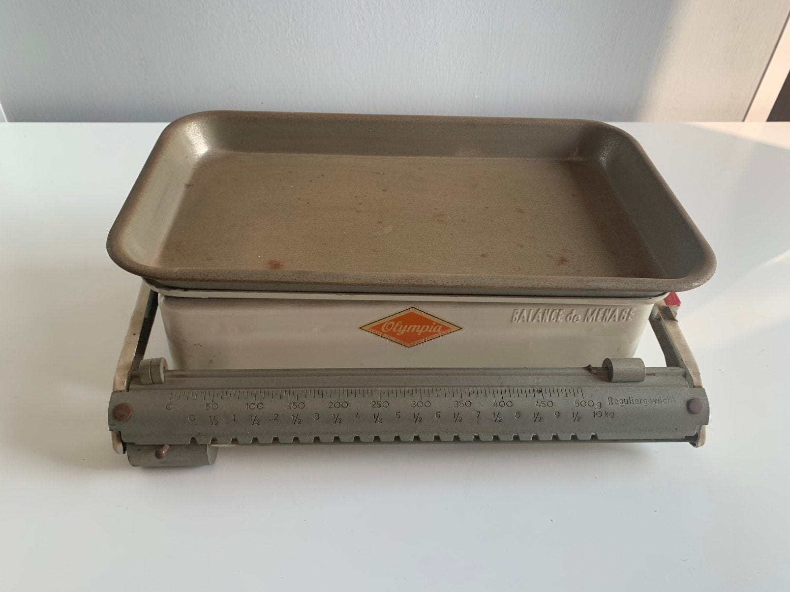 Ancienne balance de ménage OLYMPIA, Enlèvement ou Envoi