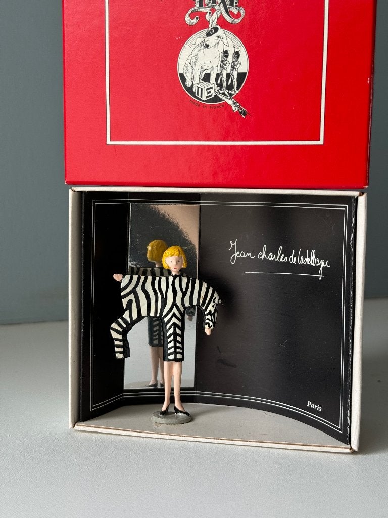 JC de Castelbajac robe zèbre 1987 - pixi mode, Collections, Enlèvement ou Envoi