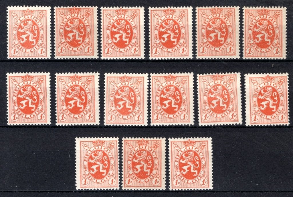 276 MNH 1929 - Lion héraldique (15 pièces), Envoi, Non oblitéré, Neuf